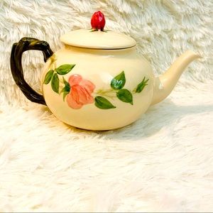 Vintage- 60s Franciscan “Desert Rose” Teapot